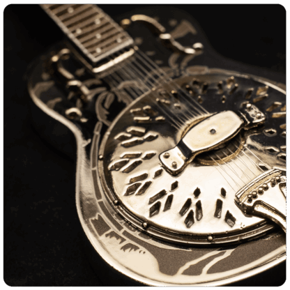 Mark Knopfler National O Close Up Angle